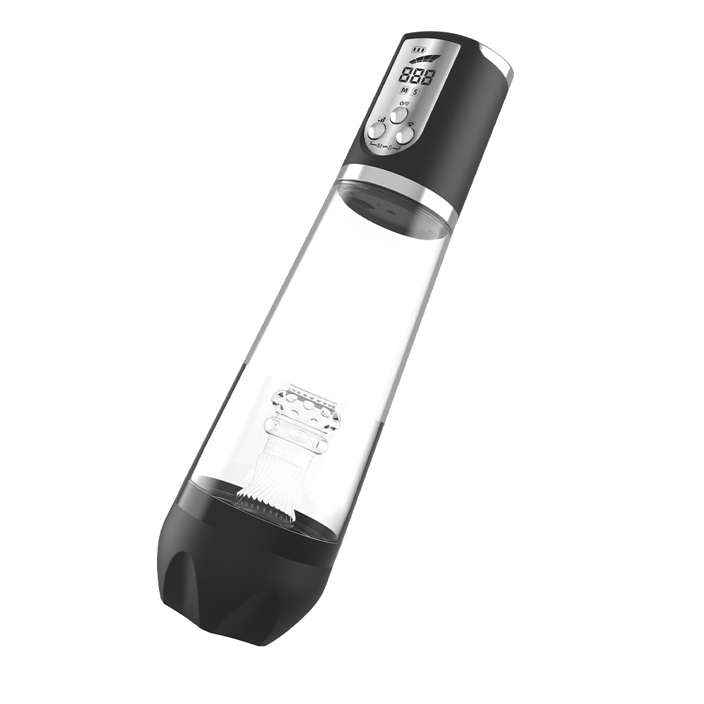 Explore the suction levels of vacuum pumping to get the perf... Canwin - Penis Pump Automatic w Masturbator photo-4
