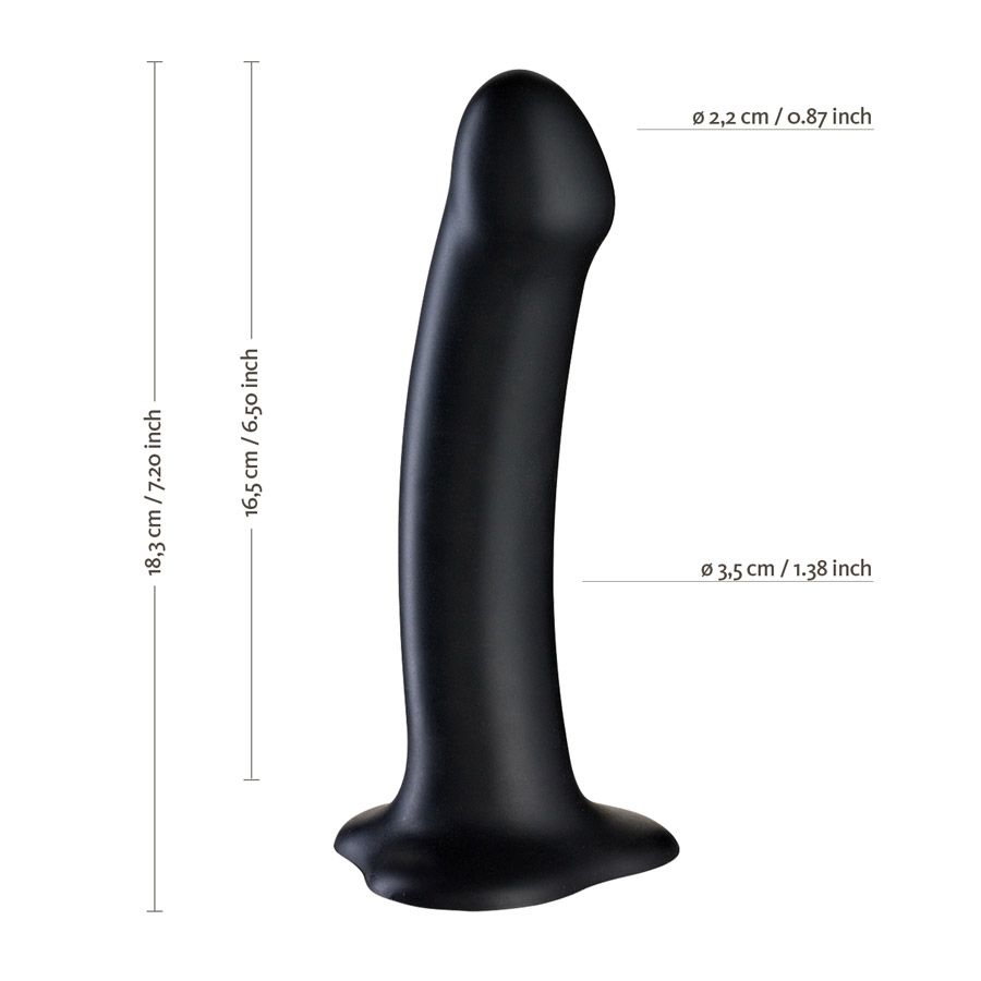 MAGNUM is a dildo for lovers that favor bigger dimensions. W... Fun Factory - Magnum - Black photo-6