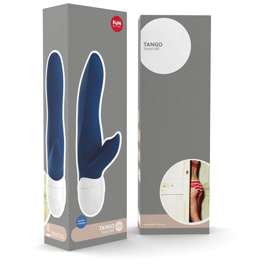 The battery operated TANGO invites users to a hot and heavy ... Fun Factory - Vibe Tango - Dark Blue photo-8