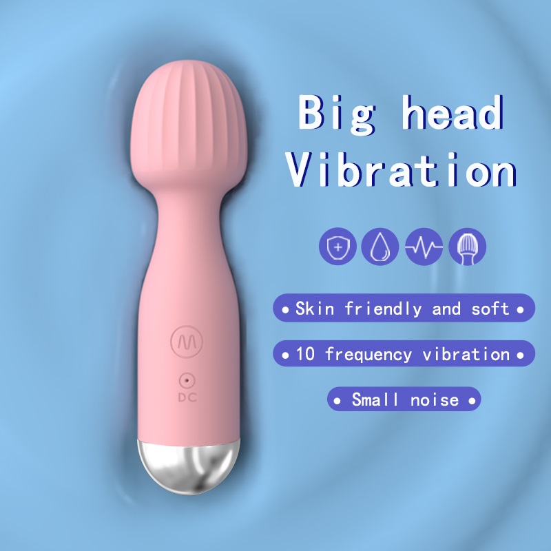 Mini massager with 10 kinds of vibration
Rechargeable li-ba... Secwell - Mini Wand Massager - Pink photo-4