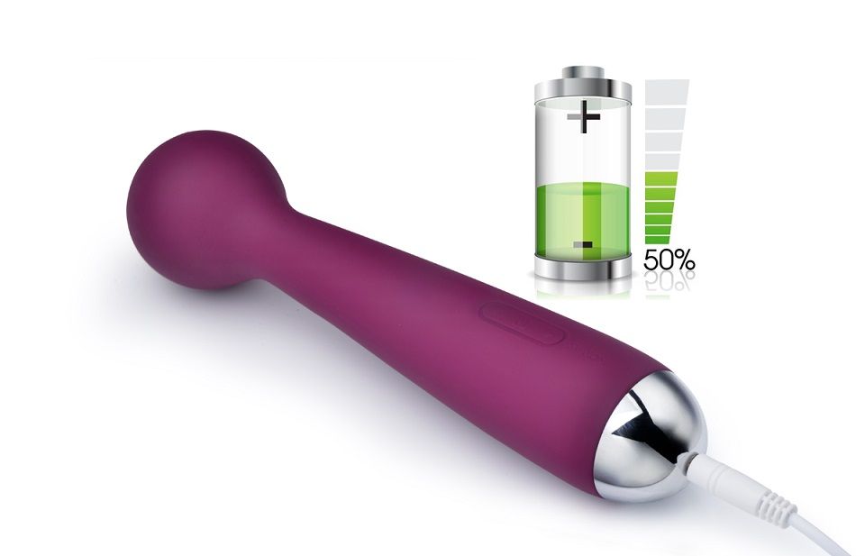 Mini Emma is a powerful smaller version of our popular wand ... SVAKOM - Mini Emma Flexible Vibrator - Violet photo-5