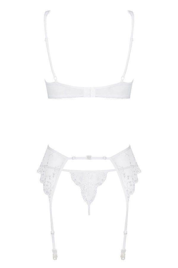 Fabulous, white set perfect for every bride. Your wedding gu... Obsessive - Etheria set - White - L/XL photo-8