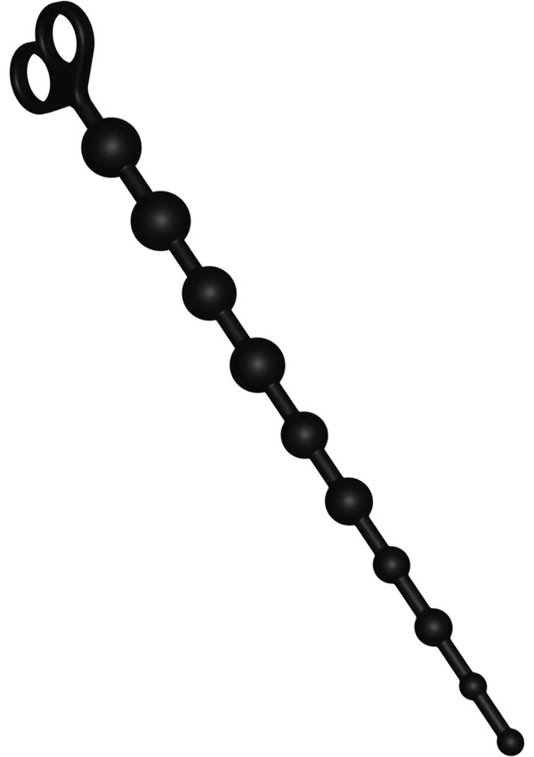 ToyJoy - Flexible Anal Beads - Black photo-4