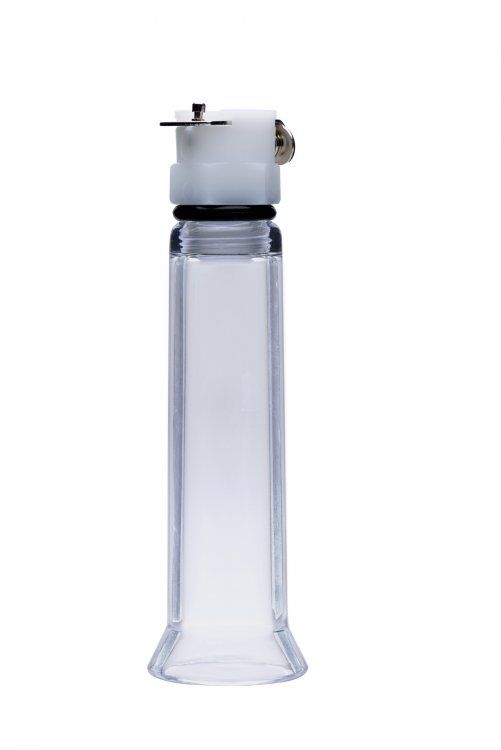Use this pump to increase sensation in your clitoris, or eve... Size Matters - Clitoral Pumping System with Detachable Acrylic Cylinder photo-2