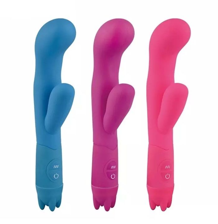 Bring you sensual feeling to another level with this wonderf... Aphrodisia - 10-Mode Big G-Spot Rabbit - Purple photo-12