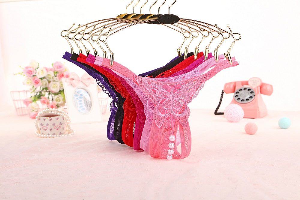 SB - Thong w Pearls 203 - Watermelon Pink photo-9