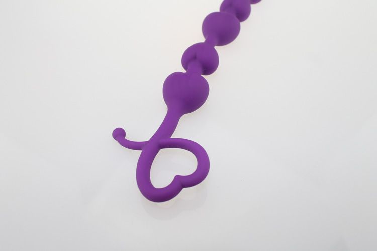 MT - Silicone Anal Plug 90x45mm - Purple photo-5