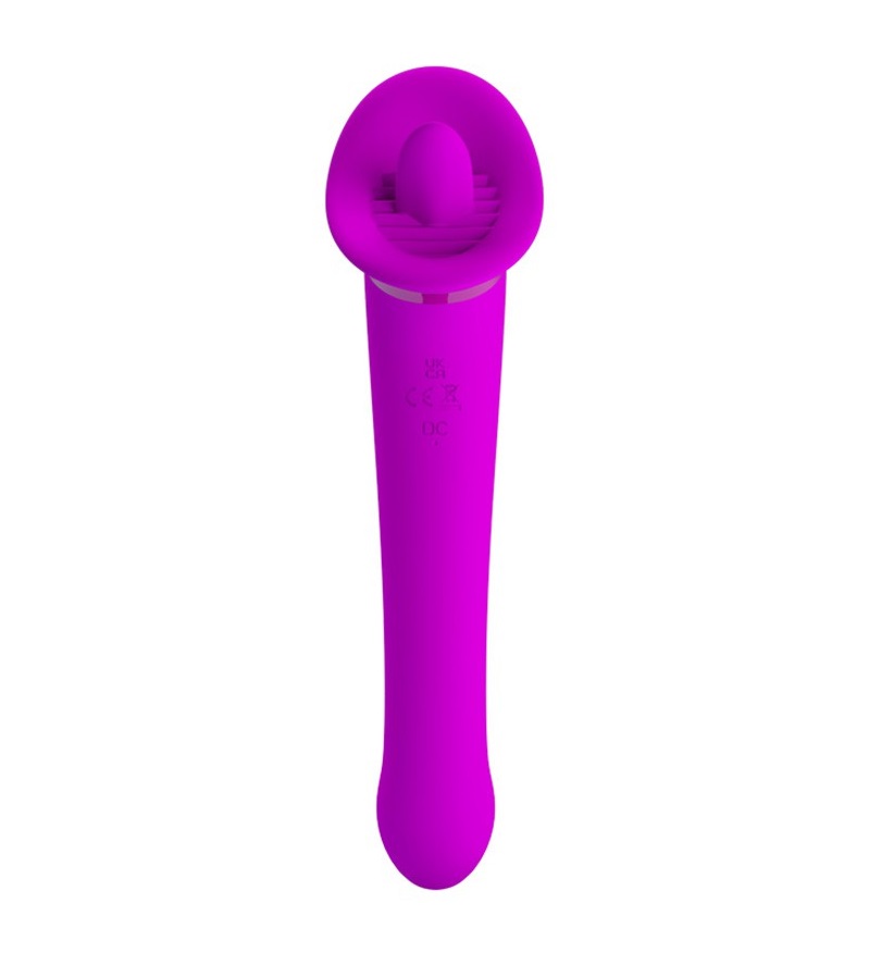 This vibrator and oral sex stimulator provides the user with... Pretty Love - Oral Sex Stimulator Faust - Pink photo-3