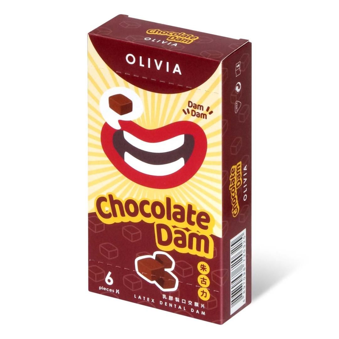 Olivia - Chocolate Scent Dental Dam 6's Pack