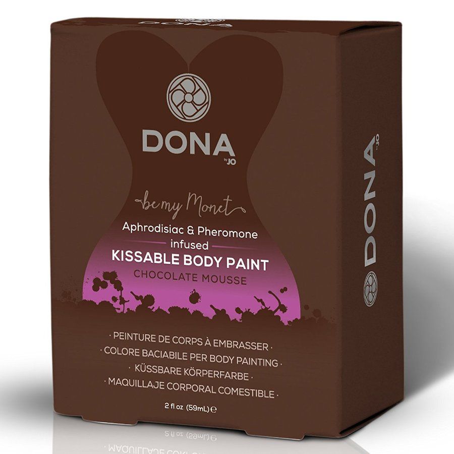 Be My Monet Kissable Body Paint is an aphrodisiac- and phero... Dona - Body Paint Chocolate Mousse - 60ml photo-4