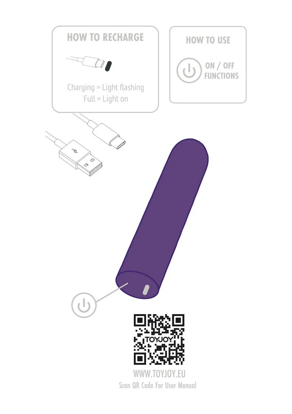 The unique Helix is the ultimate double stimulation set cons... ToyJoy - Pocket Stimulator Vibro Bullet - Purple photo-3