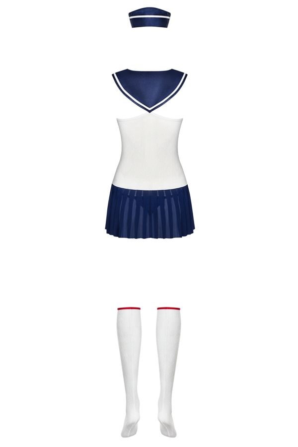 How to make your secret dreams come true? Get this sexy cost... Obsessive - 813-CST-8 Marine Costume - Blue - S/M photo-8