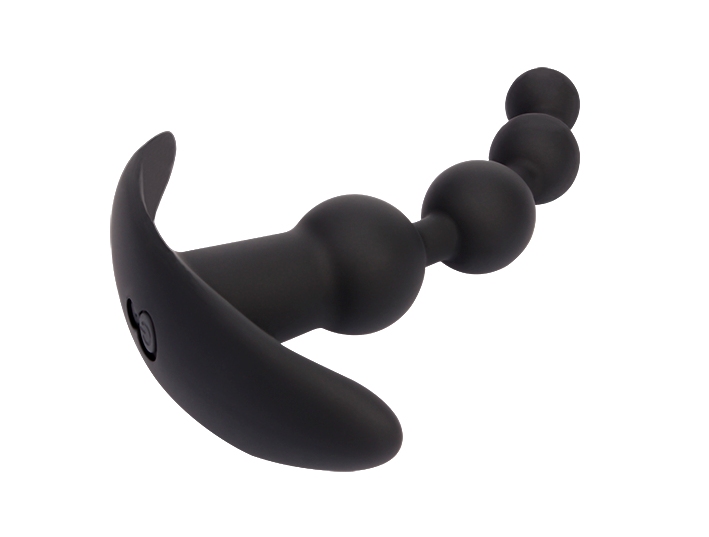 Phthalates Free, Waterproof, 10 Frequency Vibration, Unisex,... Chisa - Renegade Vibro Anal Beads - Black photo-3