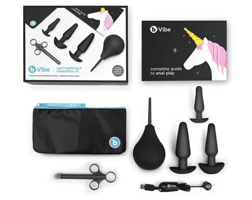 B-Vibe - Anal Training & Education Set - Black photo-5