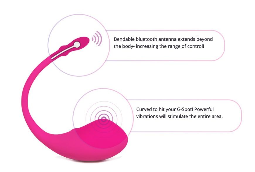 Lush is a smartphone (or smartwatch) controlled bullet vibra... Lovense - Lush - Egg Vibrator - App Controlled photo-7