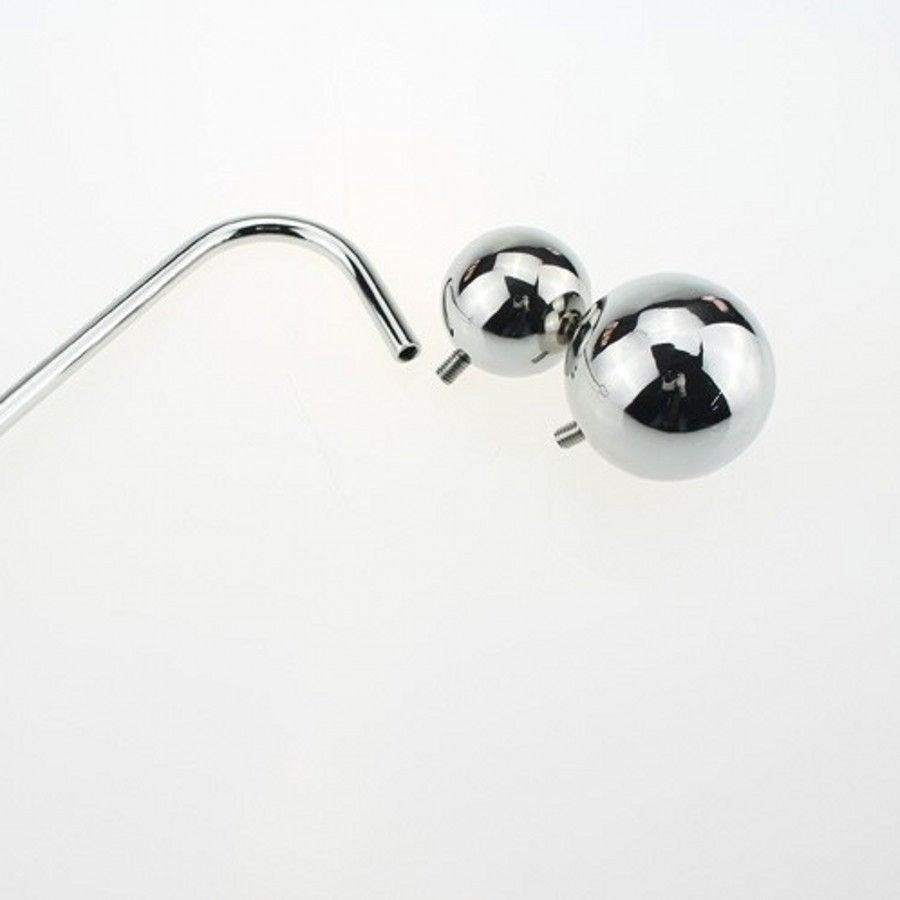 MT - Anal Rope Hook with 2 Balls Movable 176 mm photo-3