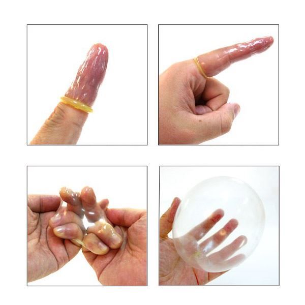 Thin 0.06 mm! A new condom appeared on the finger !!!
Fits w... Findom - Finger Condom 6's Pack photo-3