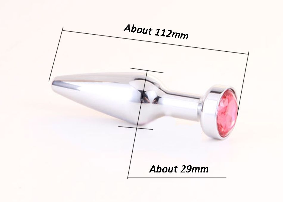 Material: Metal
Size: 112x29 mm SHC - Dolphin Anal Plug photo-2