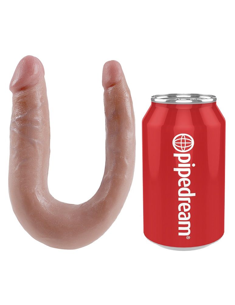 Do you want your first dildo to look and feel just like the ... King Cock - Cock U-Shape Double Trouble S - Flesh photo-7