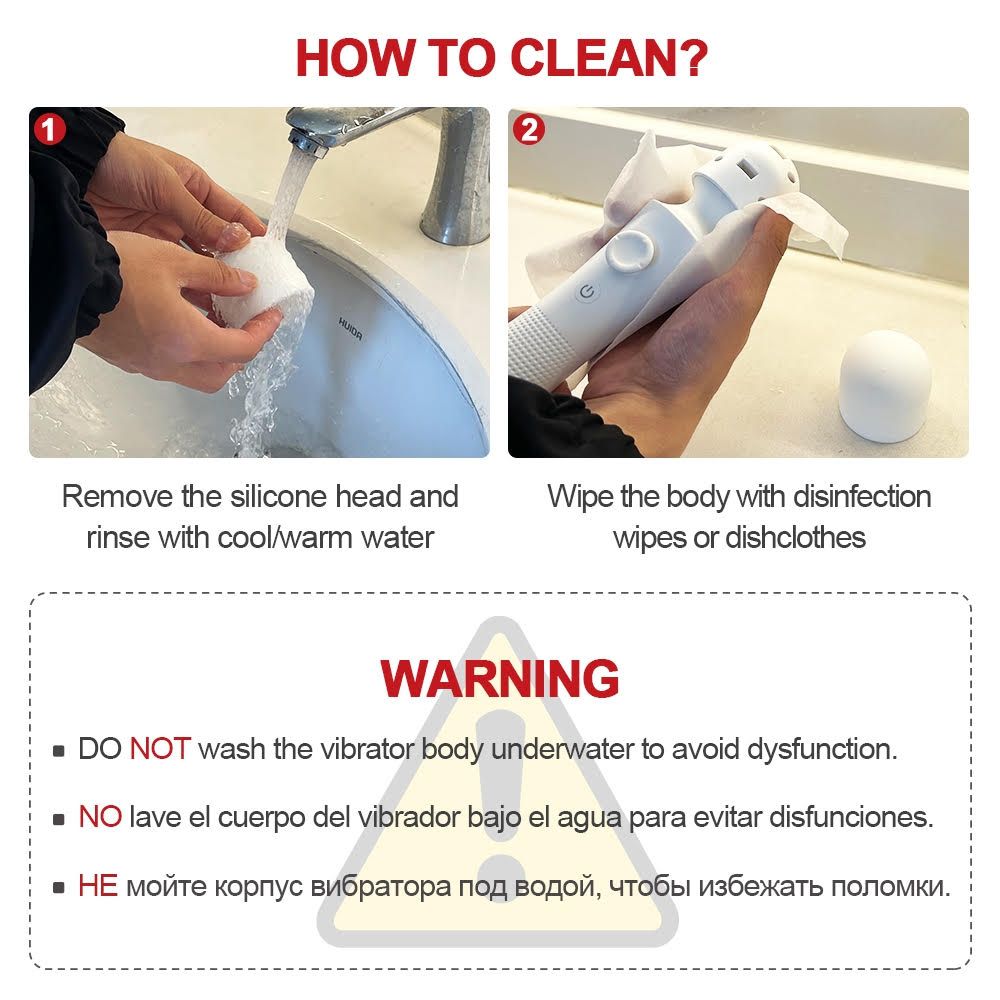 Gradual climax make her fall in and be fascinated little by ... Drywell - Wand Massager - White photo-13
