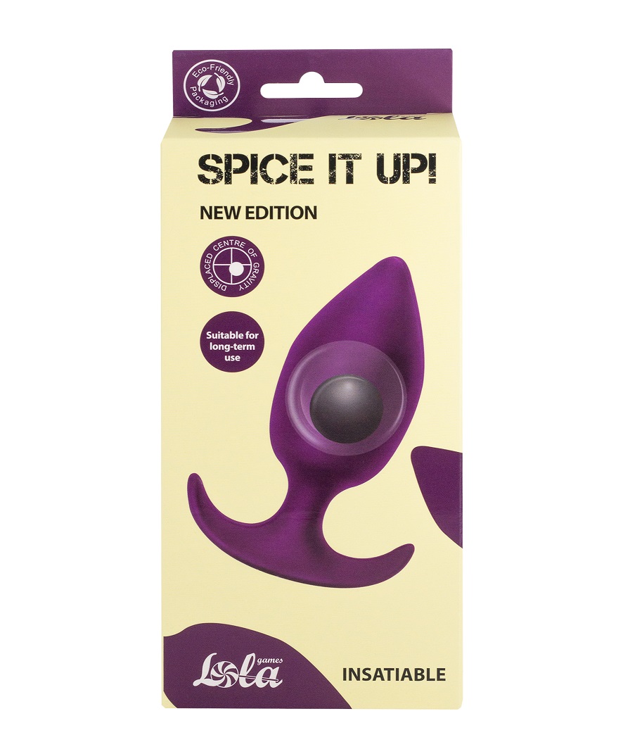 Lola Games - Spice It Up Insatiable 後庭肛塞 - 紫色 照片-5
