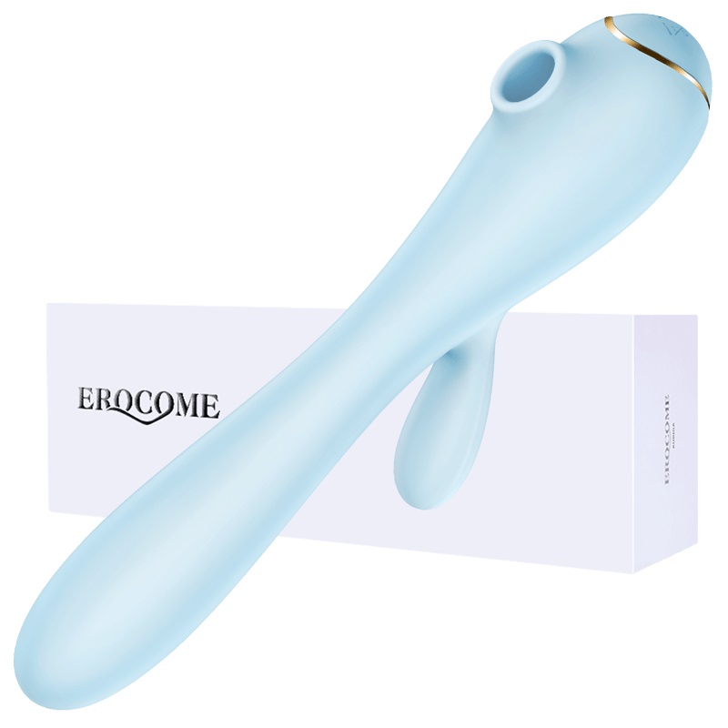 Sucking and double vibrating function
Heating with constant ... Erocome - Apus Rabbit - Blue photo-16