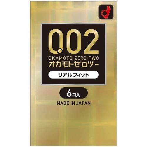 Okamoto - 0.02 Real Fit Condom 6's Pack photo