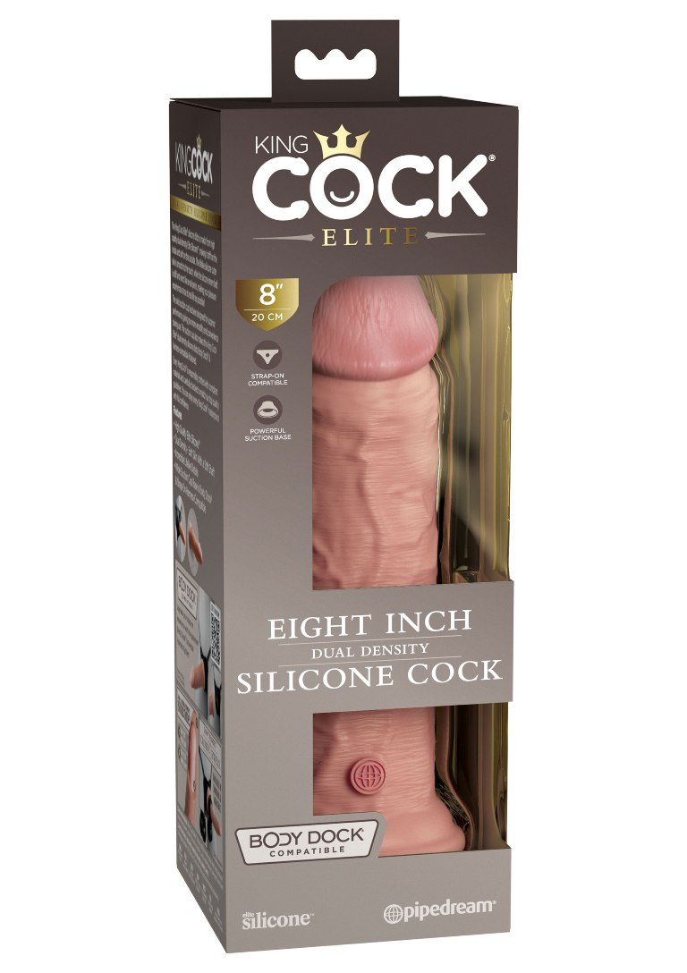 King Cock - 8" Elite Cock - Flesh photo-7