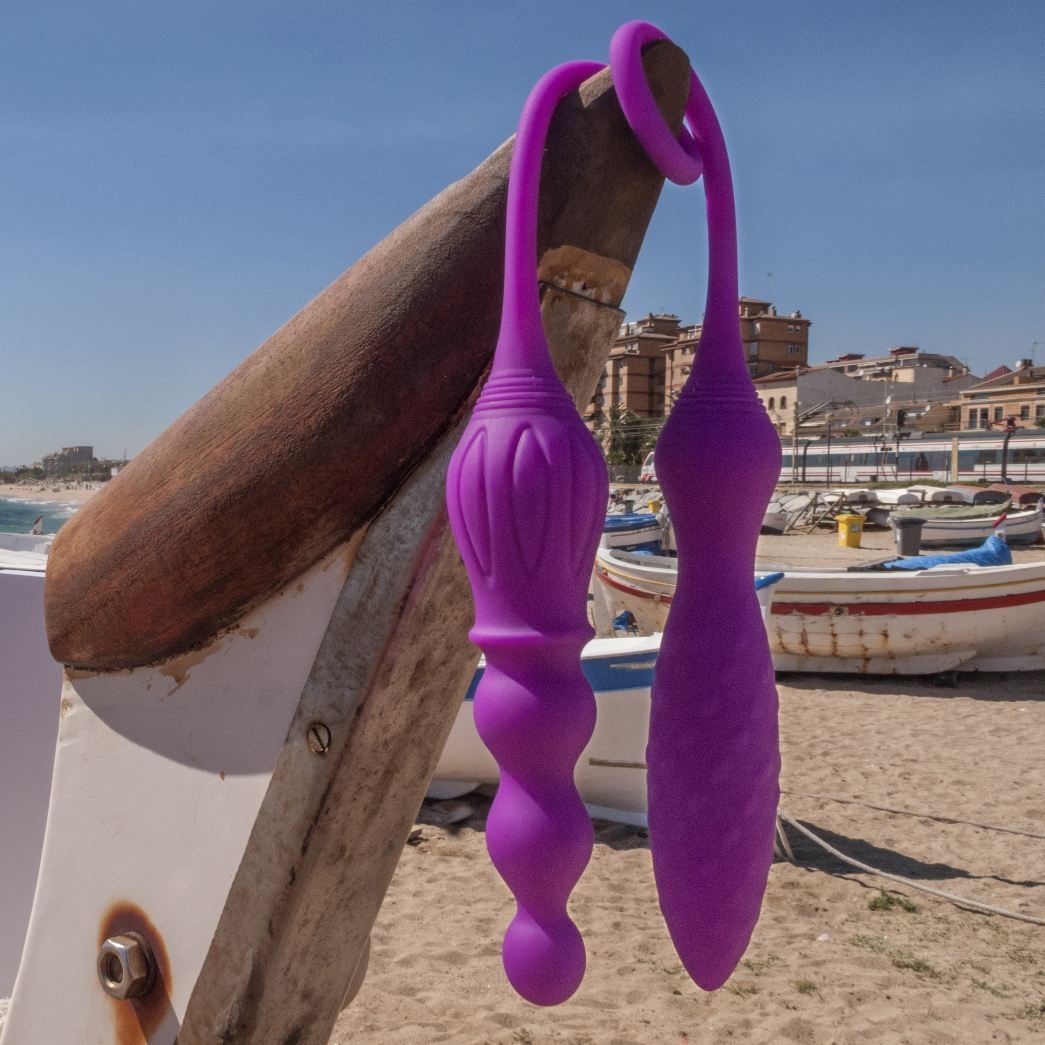 Mini Double ended vibrator with optional removable dildo she... Adrien Lastic - 2X Double Ended Vibrator photo-12