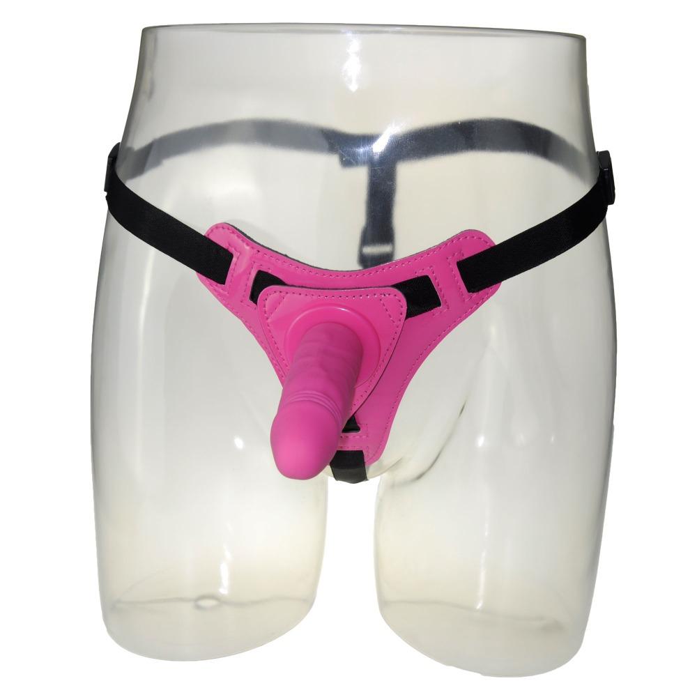 Aphrodisia - Strap On Dildo Flesh 4.5″ - Pink photo-2