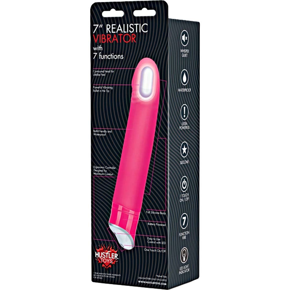 Looking for a vibe that most closely resembles your most ski... Hustler - Realistic Vibrator With 7 Functions - Pink photo-3