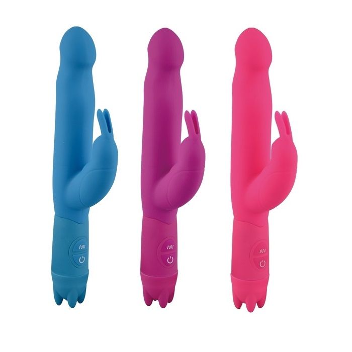 Every woman needs a Rabbit. This one has a slim shaft which ... Aphrodisia - 10-Mode Curved Rabbit - Purple photo-5