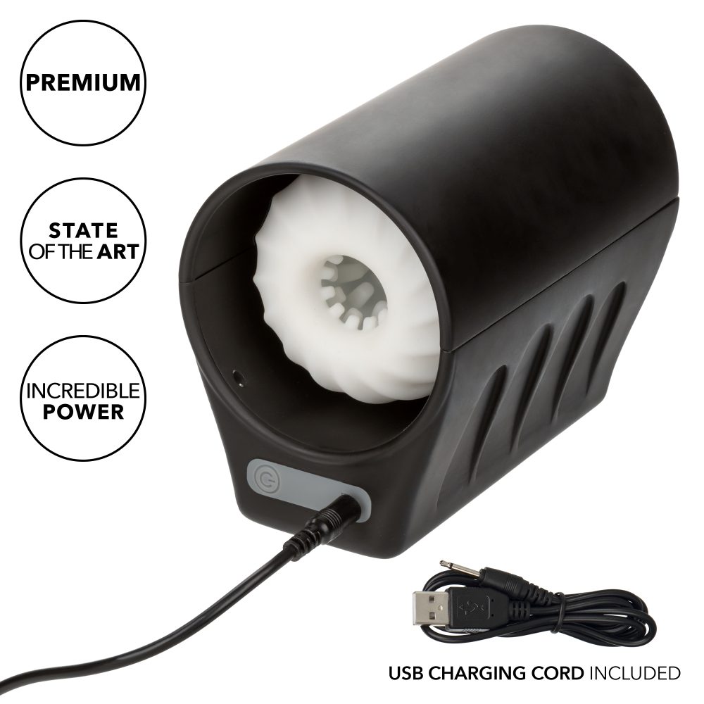 Introducing the Optimum Power Power Thruster, a self-contain... CEN - Optimum Power Thruster Masturbator - Black photo-7