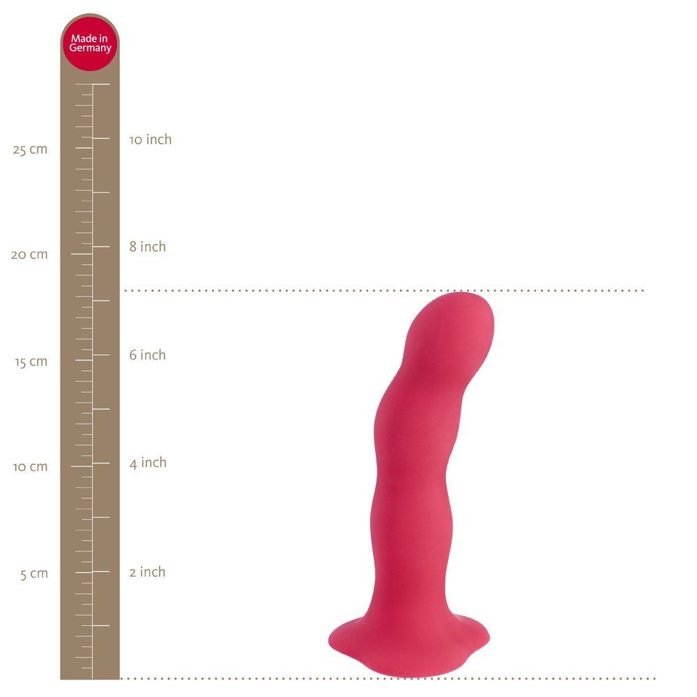 At first glance the BOUNCER looks like just your regular dil... Fun Factory - Bouncer Dildo - Red photo-6