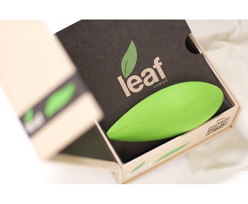 Life is to be celebrated. With its simple, subtle contours a... Leaf - Life - Green photo-8