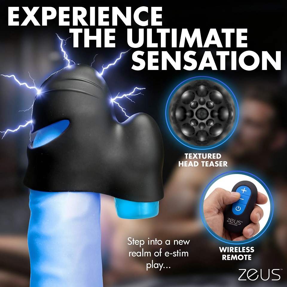 Zeus Electrosex - Plug & Teaser E-Stim Kit - Black 照片-4
