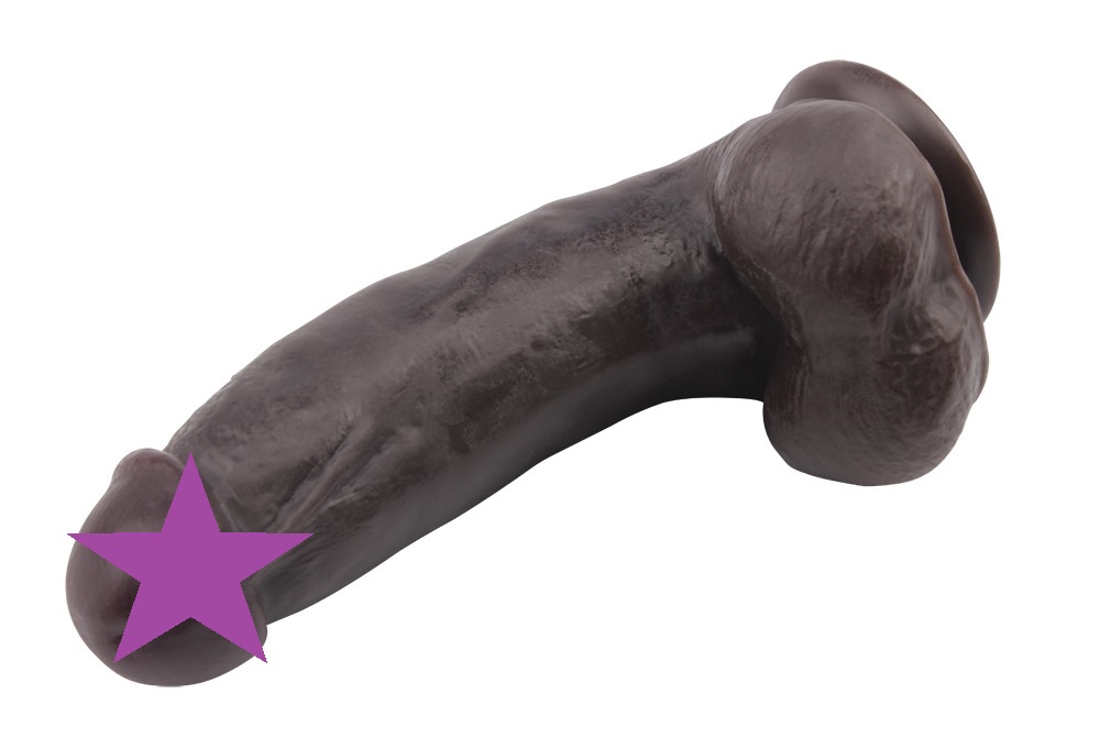 Anti-bacterial, Better-than-real, Strong Suction Cup, Dual D... Chisa - Fashion Dude 6.9" Dildo - Brown photo-2