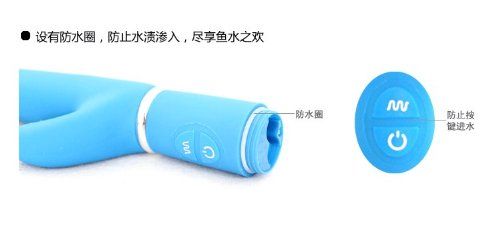 Bring you sensual feeling to another level with this wonderf... Aphrodisia - 10-Mode G Spot Rabbit - Blue photo-5