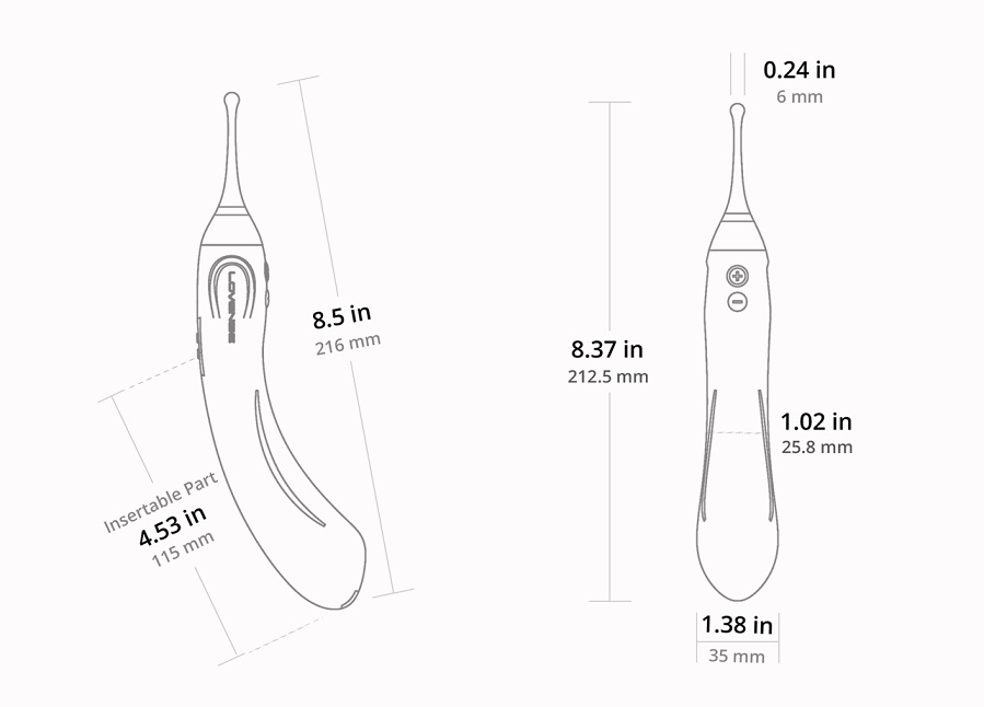 Hyphy is a dual-end high-frequency vibrator for instant orga... Lovense - Hyphy Dual-End Vibrator photo-13
