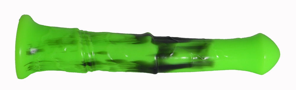 Silicone horse anal dildo, artificial realistic anal plug, s... FAAK - Horse Long Dildo - Green/Black photo-8