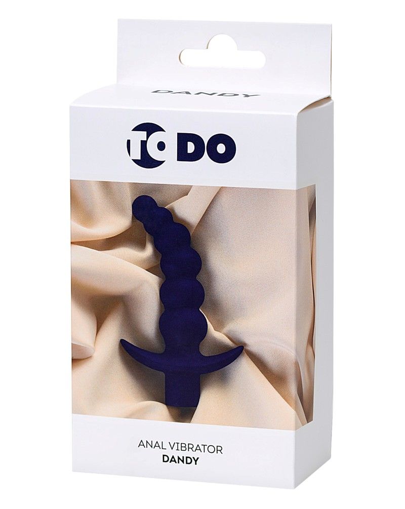 Dandy anal beads with vibro bullet gradually increases in di... ToDo - Dandy Anal Vibrator - Purple photo-7
