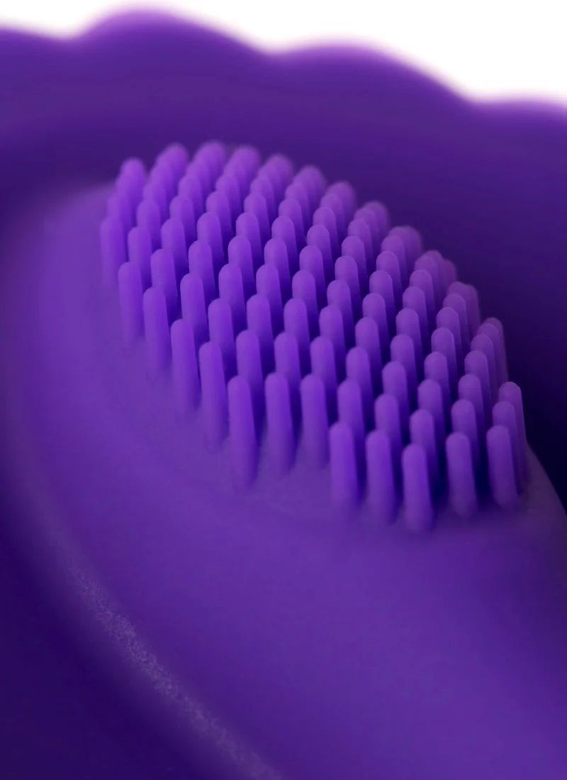 The clitoral vibrator is presented in the form of a pretty s... A-Toys - Butterfly Vibrator - Purple photo-7