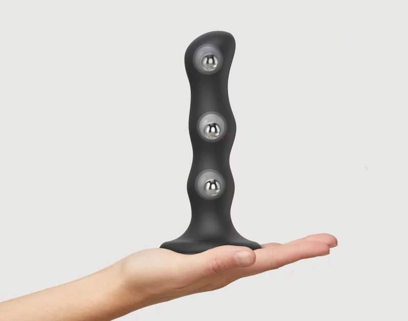 Strap-On-Me - 液體矽膠三球式假陽具 照片-2