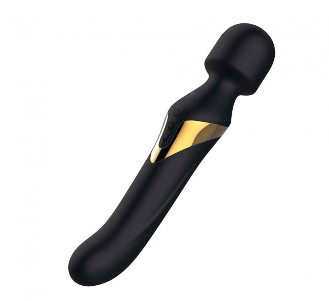 This ultra-soft clitoral stimulator can also be used as G-sp... Dorcel - Dual Orgasms Massager - Black photo-4