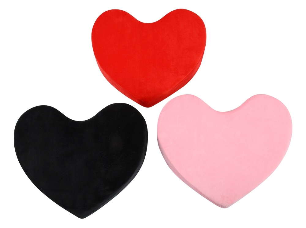 Shaped in ramp, this pillow makes every new sex position eas... MT - Heart-Shaped Sex Position Pillow - Black photo-5
