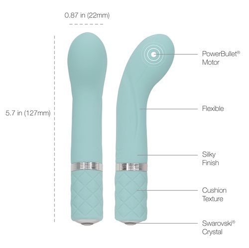 Pillow Talk - Racy G-Spot Vibe - Teal photo