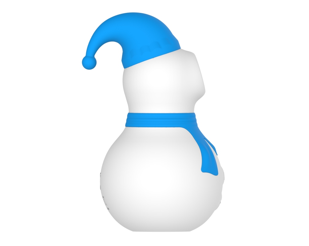 Chisa - Snowman Sucking Massager - Blue photo-4