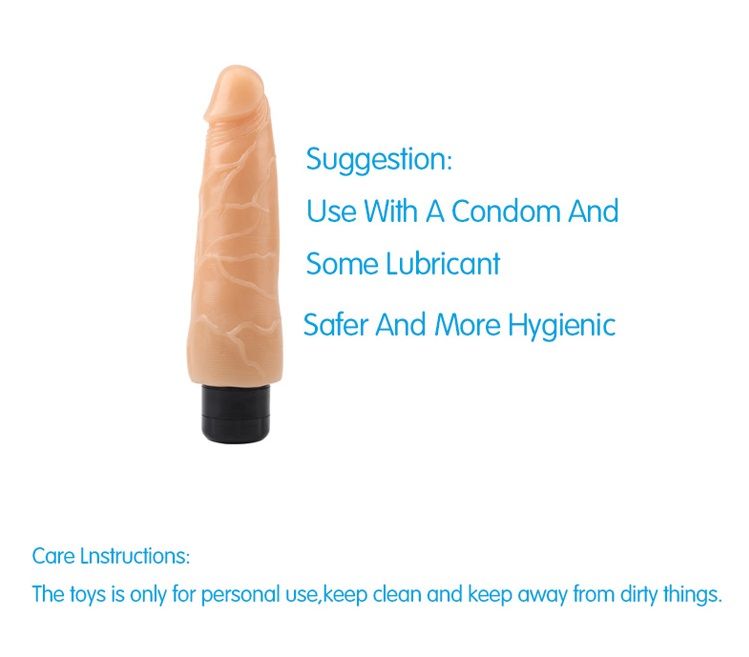 Multi-Speed Vibrations, Waterproof, Phthalate Free.
Materia... Chisa - 7.3″ Mike Vibe Dildo - Flesh photo-8