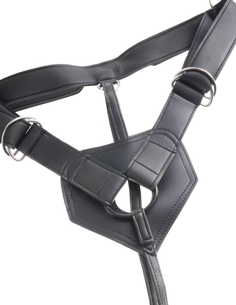When you want your first strap-on to look and feel just like... King Cock - Strap-On Harness 9″ Cock - Flesh photo-5