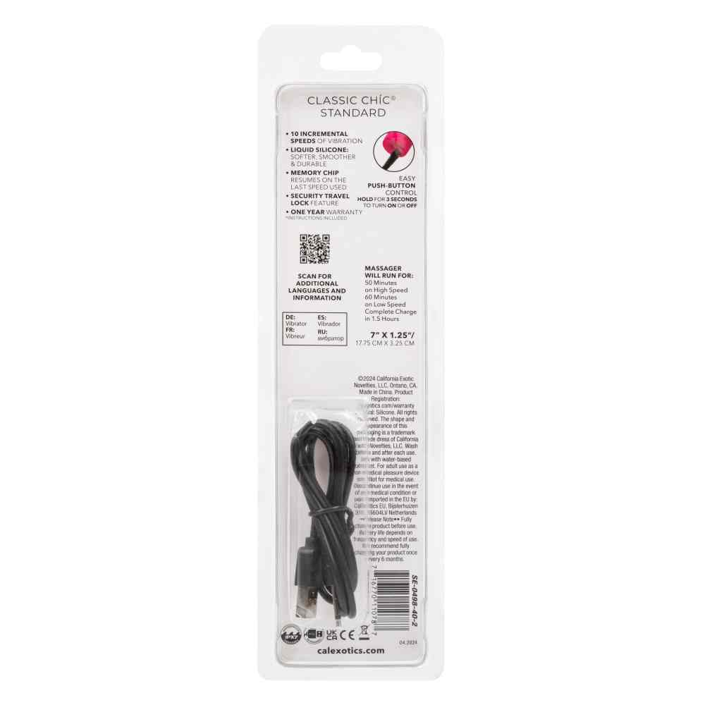 Unleash your desires with the Rechargeable Classic Chic Stan... CEN - Classic Chic Standard Vibe - Pink photo-11